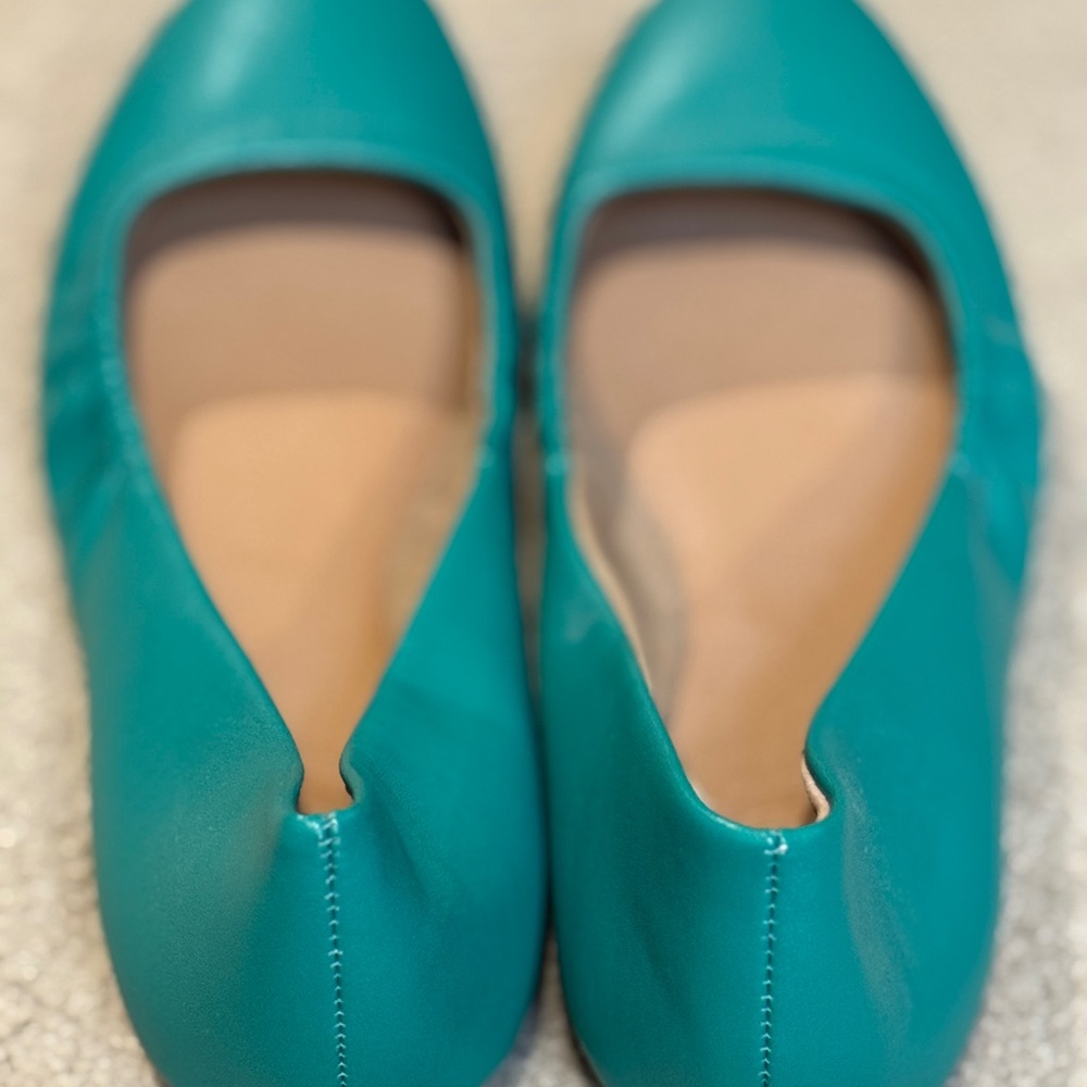 Violet & Red ballet flats size 9